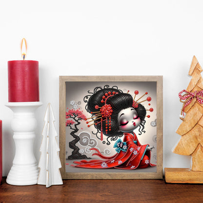 Geisha Girl - Special Shaped Drill Diamond Painting 30*30CM