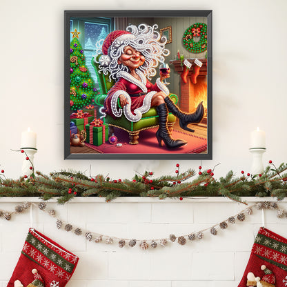 Cute Grandma - Special Shaped Drill Diamond Painting 30*30CM