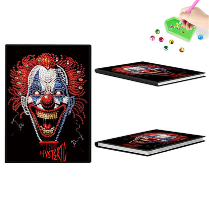 2pcs Human Head Partial DIY 50 Pages A5 Diamond Painting Notebook for Study Home