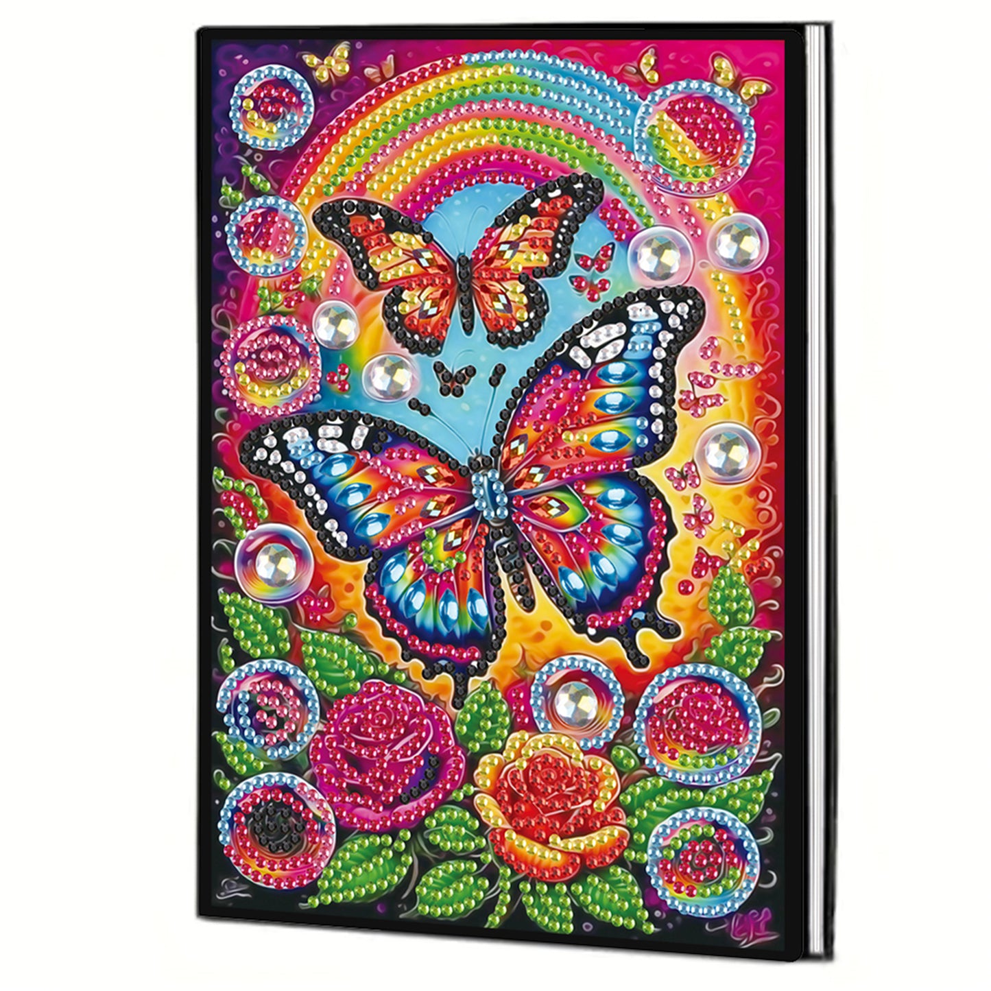 2pcs Bird Partial DIY 50 Pages A5 Diamond Painting Notebook for Study Drawing