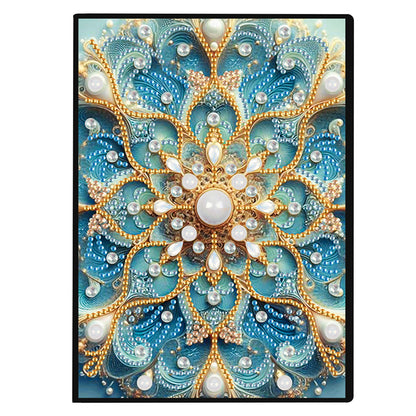 2pcs Mandala Partial DIY 50 Pages A5 Diamond Painting Notebook for Study Home