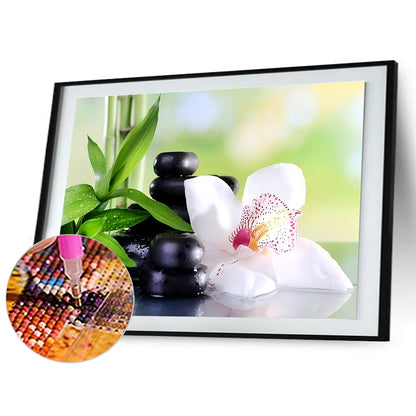 Flower - Full Round Drill Diamond Painting 40*30CM