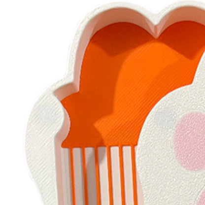 Diamond Painting Tray Organizer with Magnetic Lid for DIY Crafts(White-yellow L)