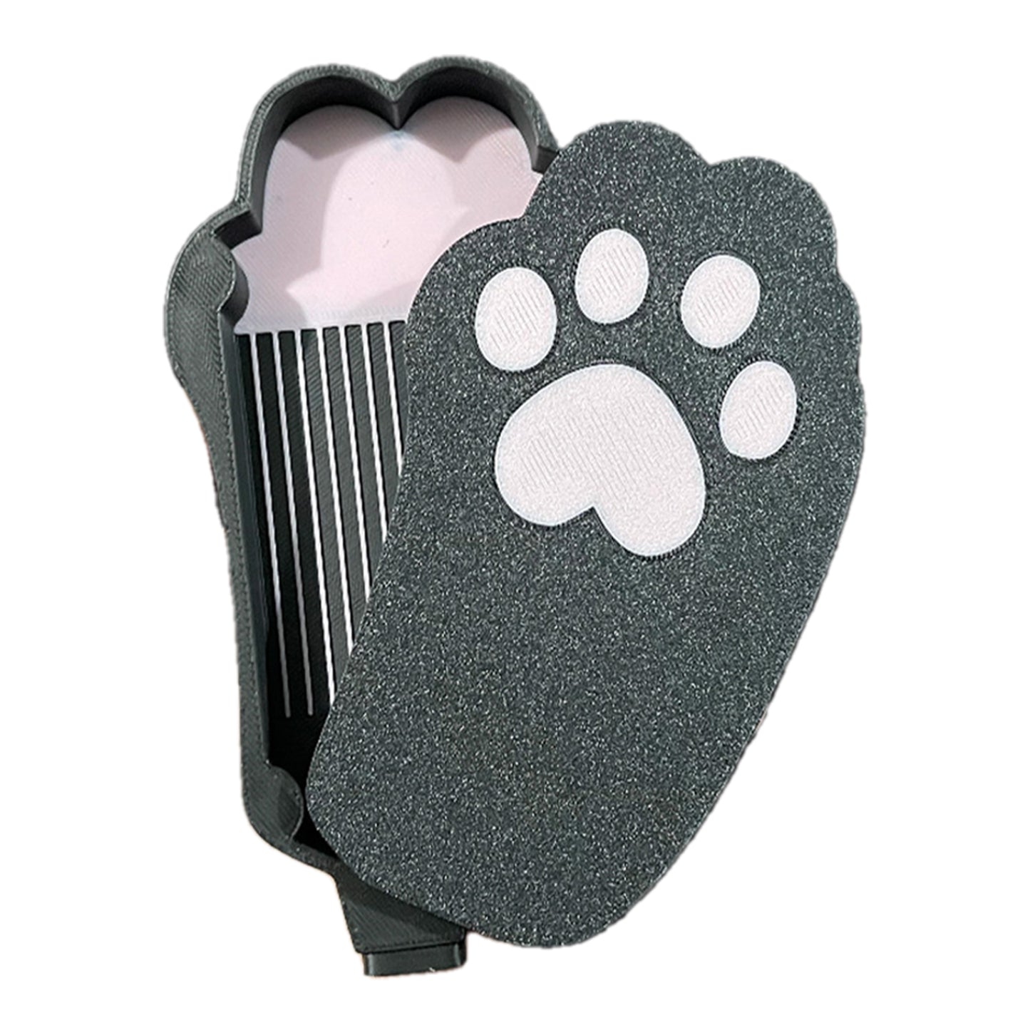 Diamond Painting Tray Organizer with Magnetic Lid for DIY Crafts Beads (Black S)