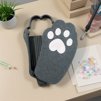 Diamond Painting Tray Organizer with Magnetic Lid for DIY Crafts Beads (Black S)