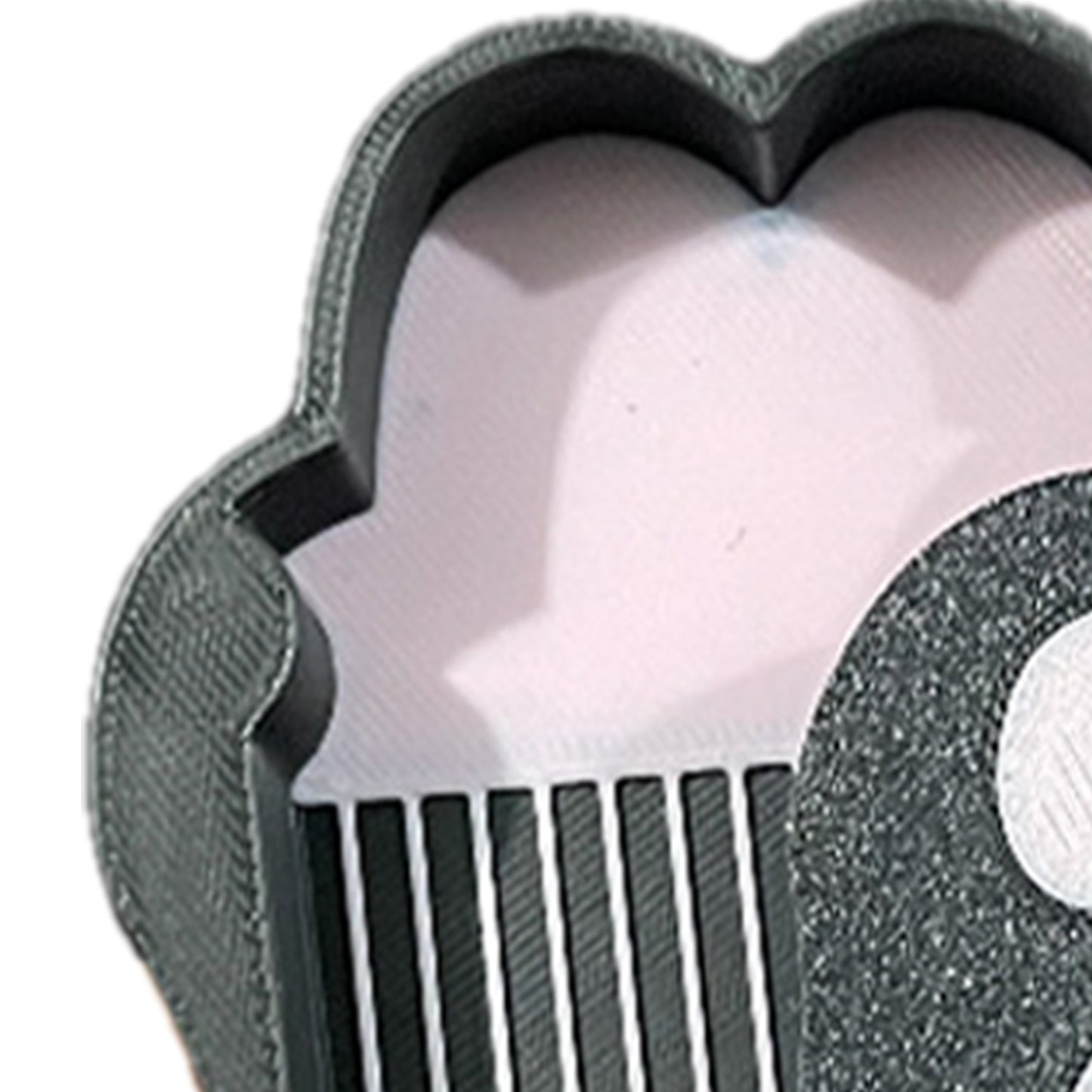 Diamond Painting Tray Organizer with Magnetic Lid for DIY Crafts Beads (Black S)