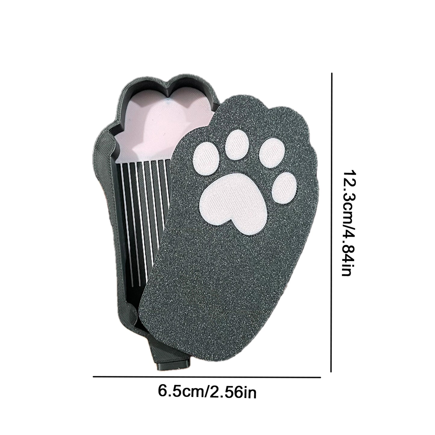 Diamond Painting Tray Organizer with Magnetic Lid for DIY Crafts Beads (Black S)