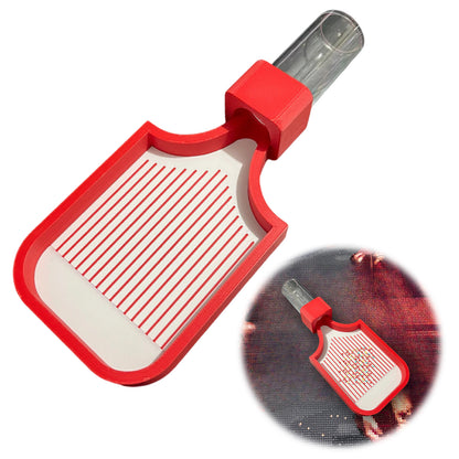 Diamond Art Painting Bead Sorting Tray with Jar for Diamond Art Beads (Red)