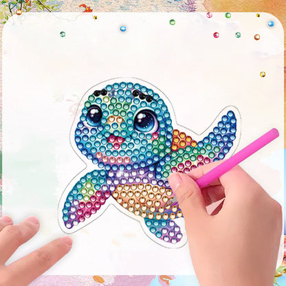 30Pcs Turtle 2D Acrylic DIY Diamond Painting Magnets Special-Shaped Diamond Home