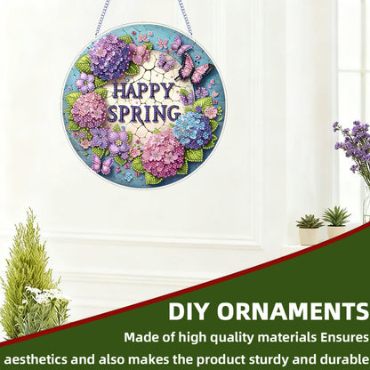 Butterfly 2D Flat DIY Diamond Art Pendant for Adults Gift Home Window Decor