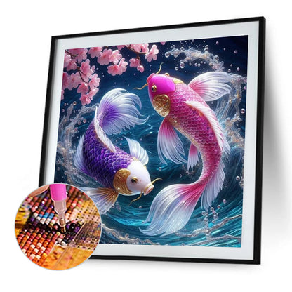 Pisces - Full Round Drill Diamond Painting 40*40CM