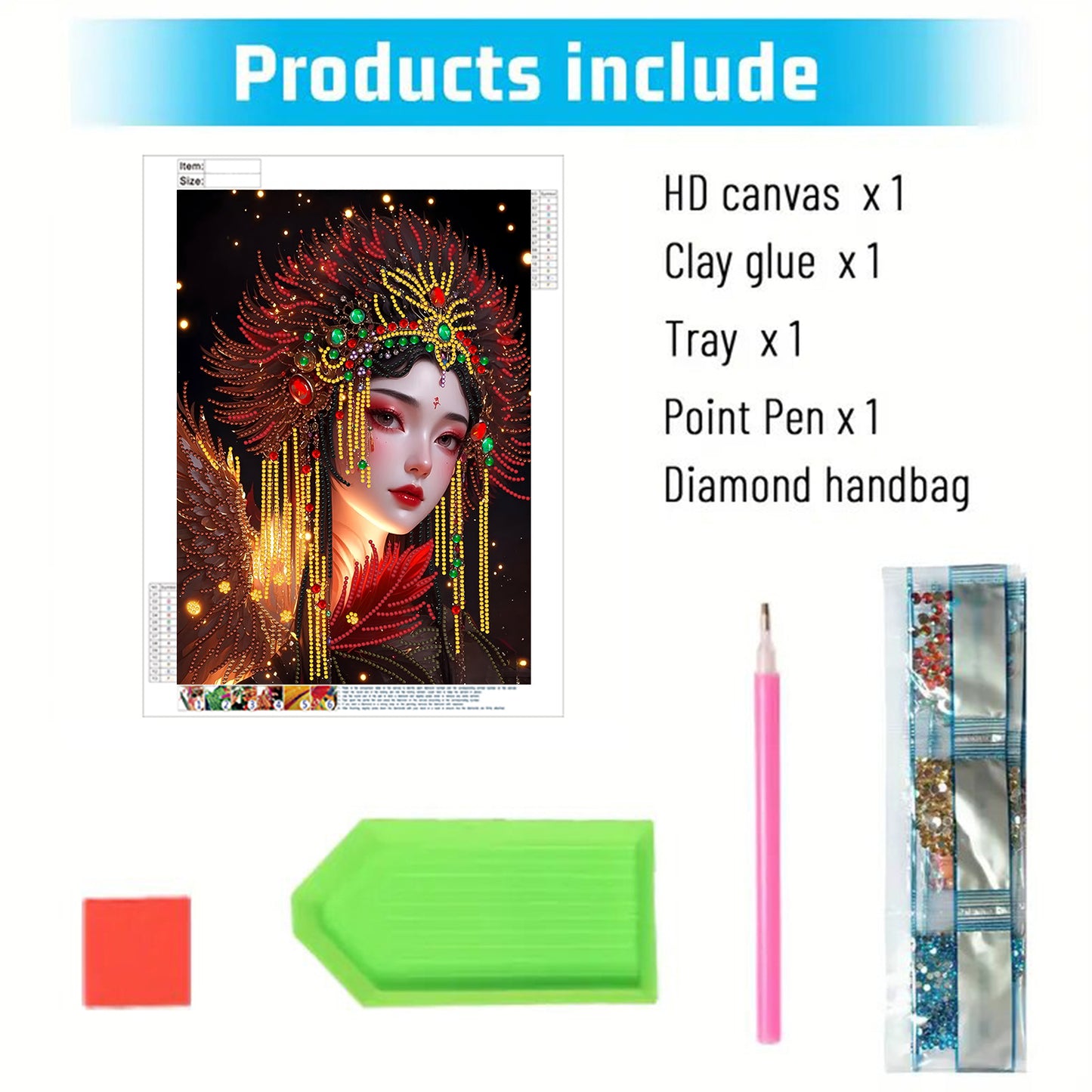 Beautiful Girl - Special Shaped Drill Diamond Painting 30*40CM