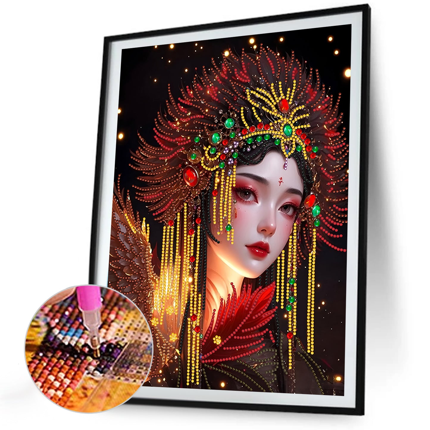 Beautiful Girl - Special Shaped Drill Diamond Painting 30*40CM