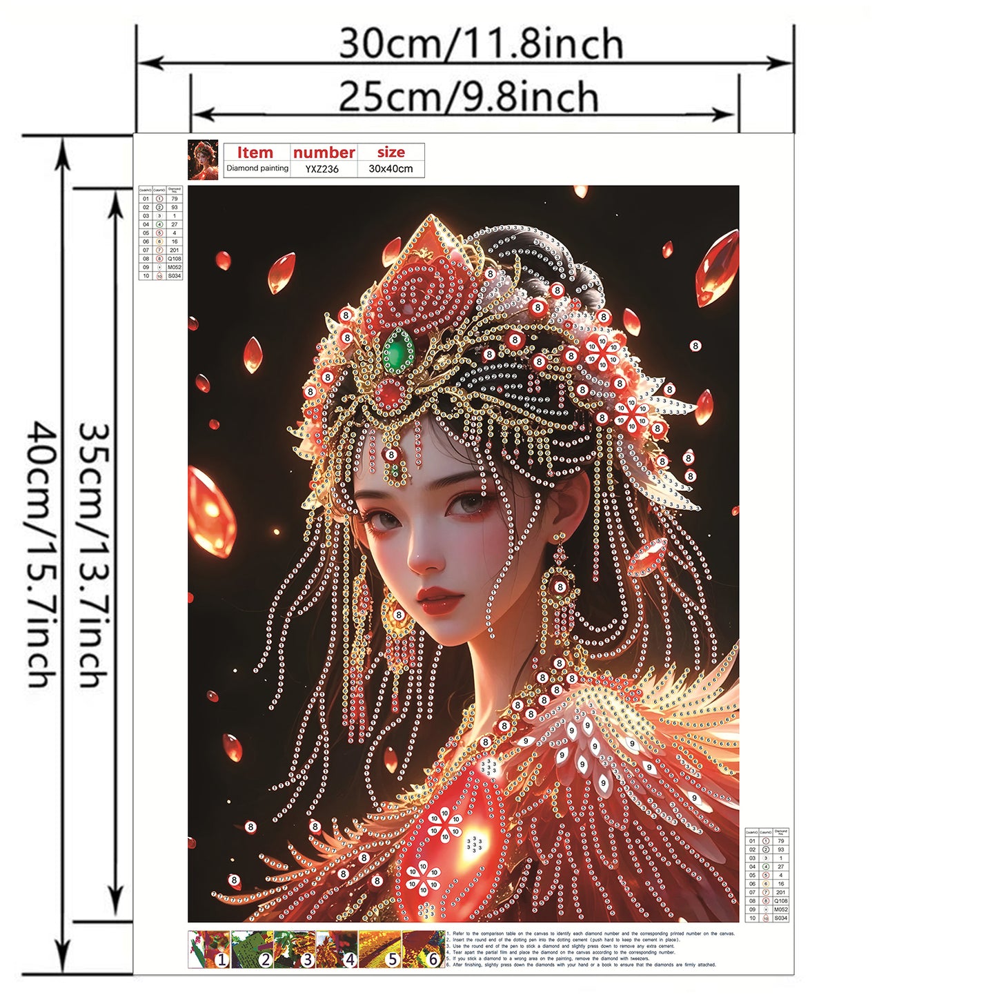 Beautiful Girl - Special Shaped Drill Diamond Painting 30*40CM