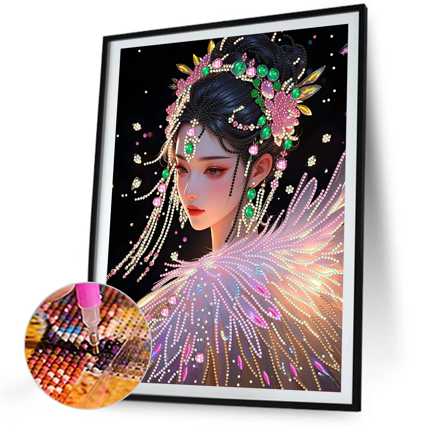 Beautiful Girl - Special Shaped Drill Diamond Painting 30*40CM