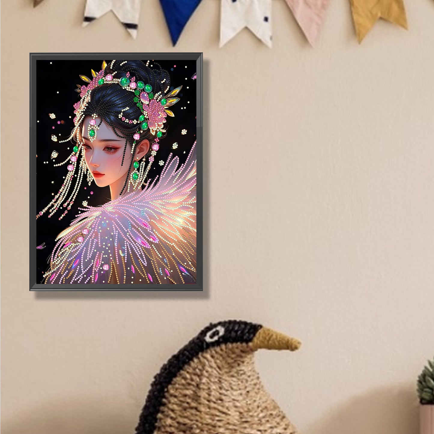 Beautiful Girl - Special Shaped Drill Diamond Painting 30*40CM