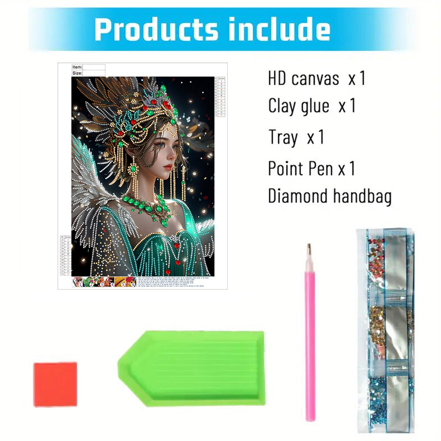 Beautiful Girl - Special Shaped Drill Diamond Painting 30*40CM
