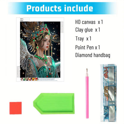 Beautiful Girl - Special Shaped Drill Diamond Painting 30*40CM