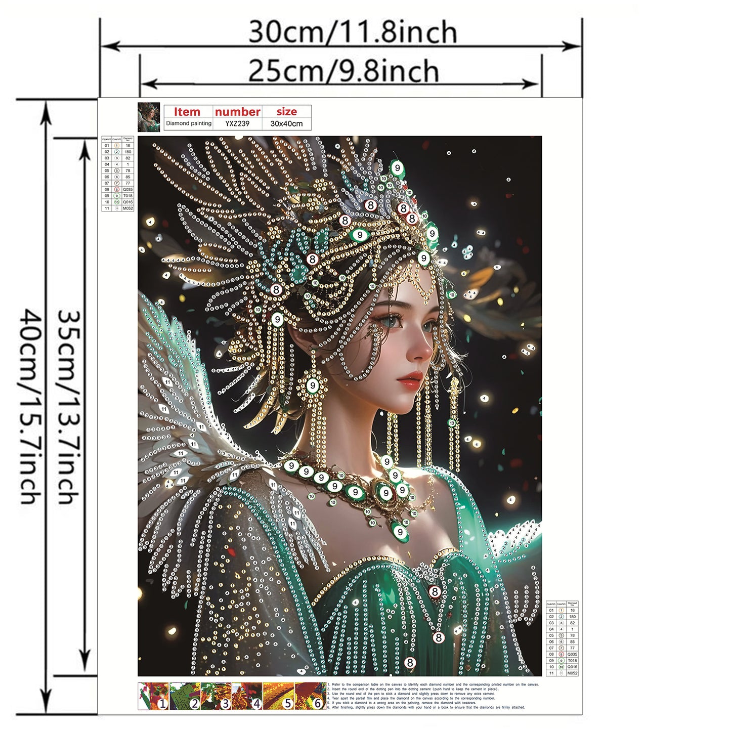 Beautiful Girl - Special Shaped Drill Diamond Painting 30*40CM