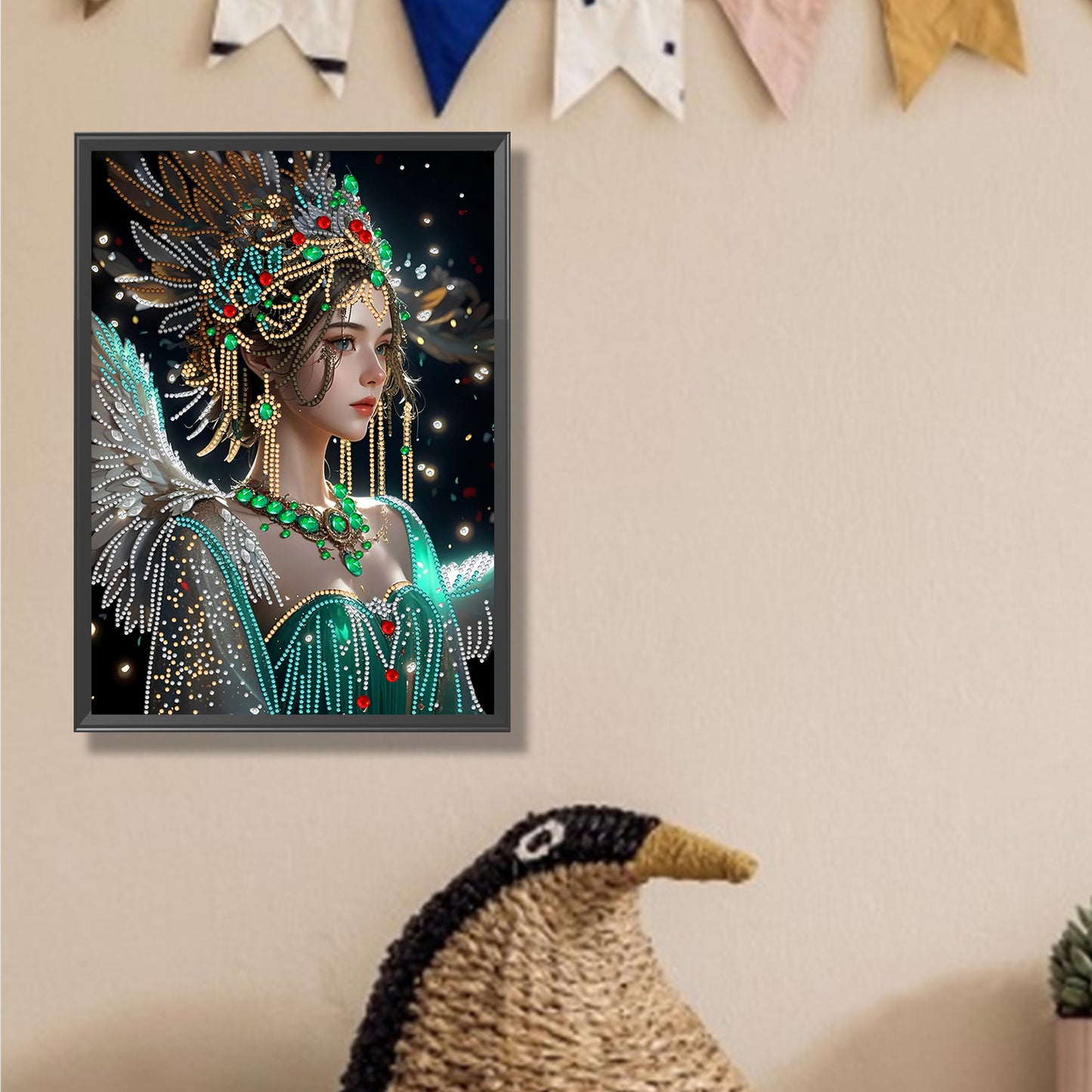 Beautiful Girl - Special Shaped Drill Diamond Painting 30*40CM