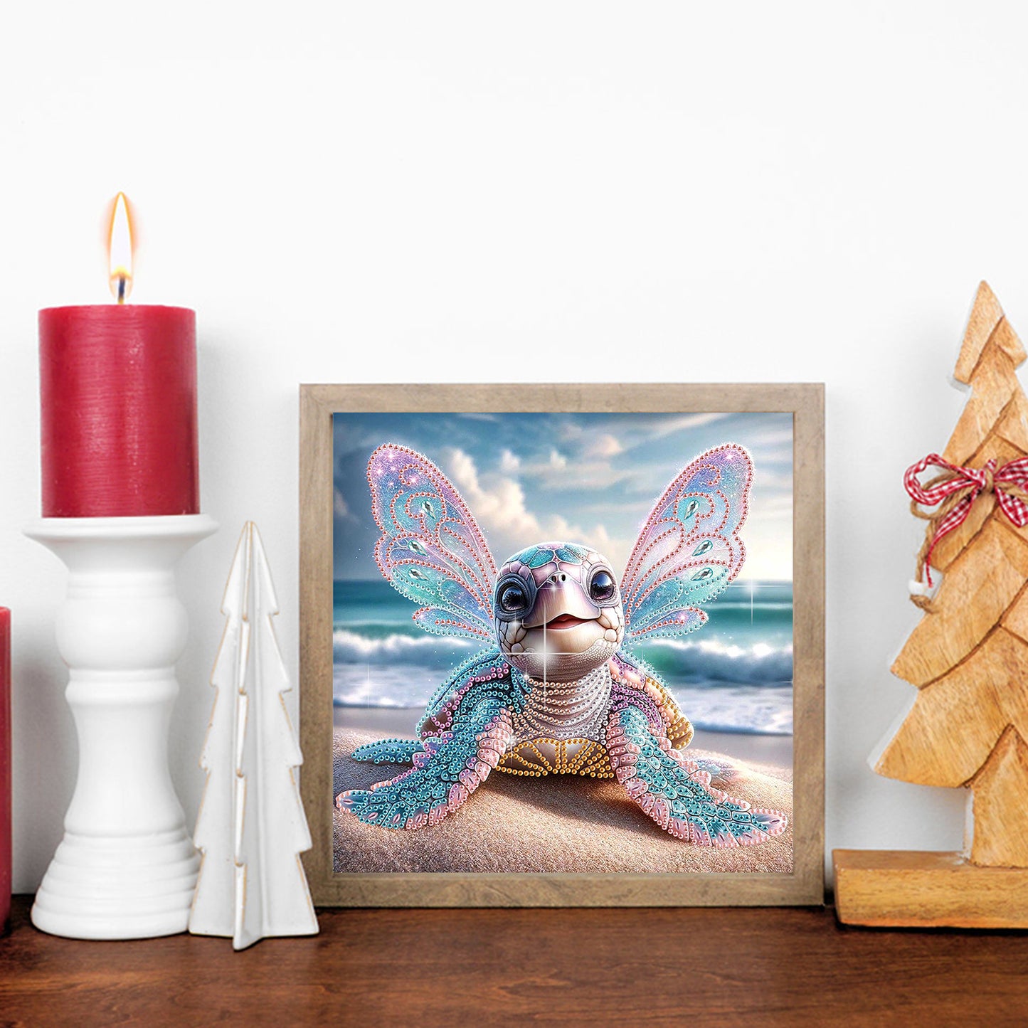 Sea Turtle - Special Shaped Drill Diamond Painting 30*30CM