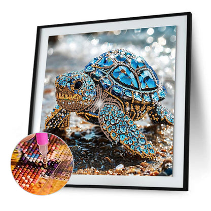 Sea Turtle - Special Shaped Drill Diamond Painting 30*30CM