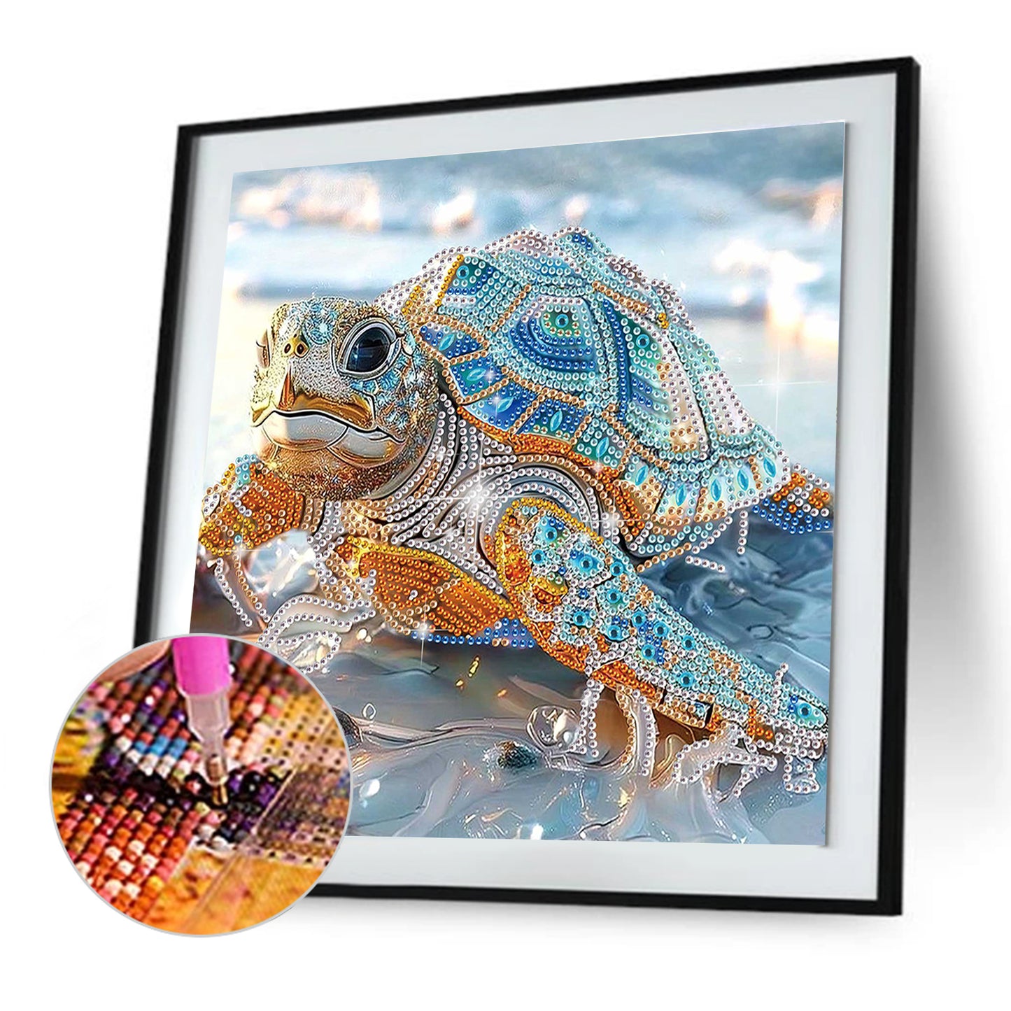 Sea Turtle - Special Shaped Drill Diamond Painting 30*30CM