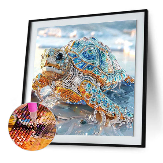 Sea Turtle - Special Shaped Drill Diamond Painting 30*30CM