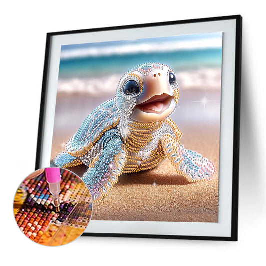 Sea Turtle - Special Shaped Drill Diamond Painting 30*30CM