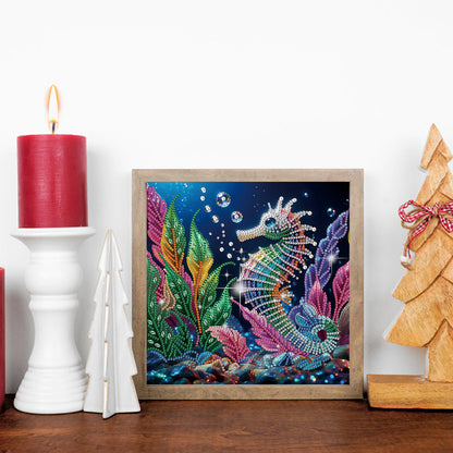 Seahorse - Special Shaped Drill Diamond Painting 30*30CM