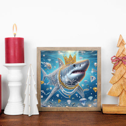 Shark - Special Shaped Drill Diamond Painting 30*30CM