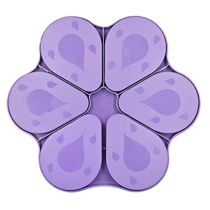 6PCS Diamond Art Trays Cat Paw Diamond Painting Organizer for DIY Crafts(Purple)