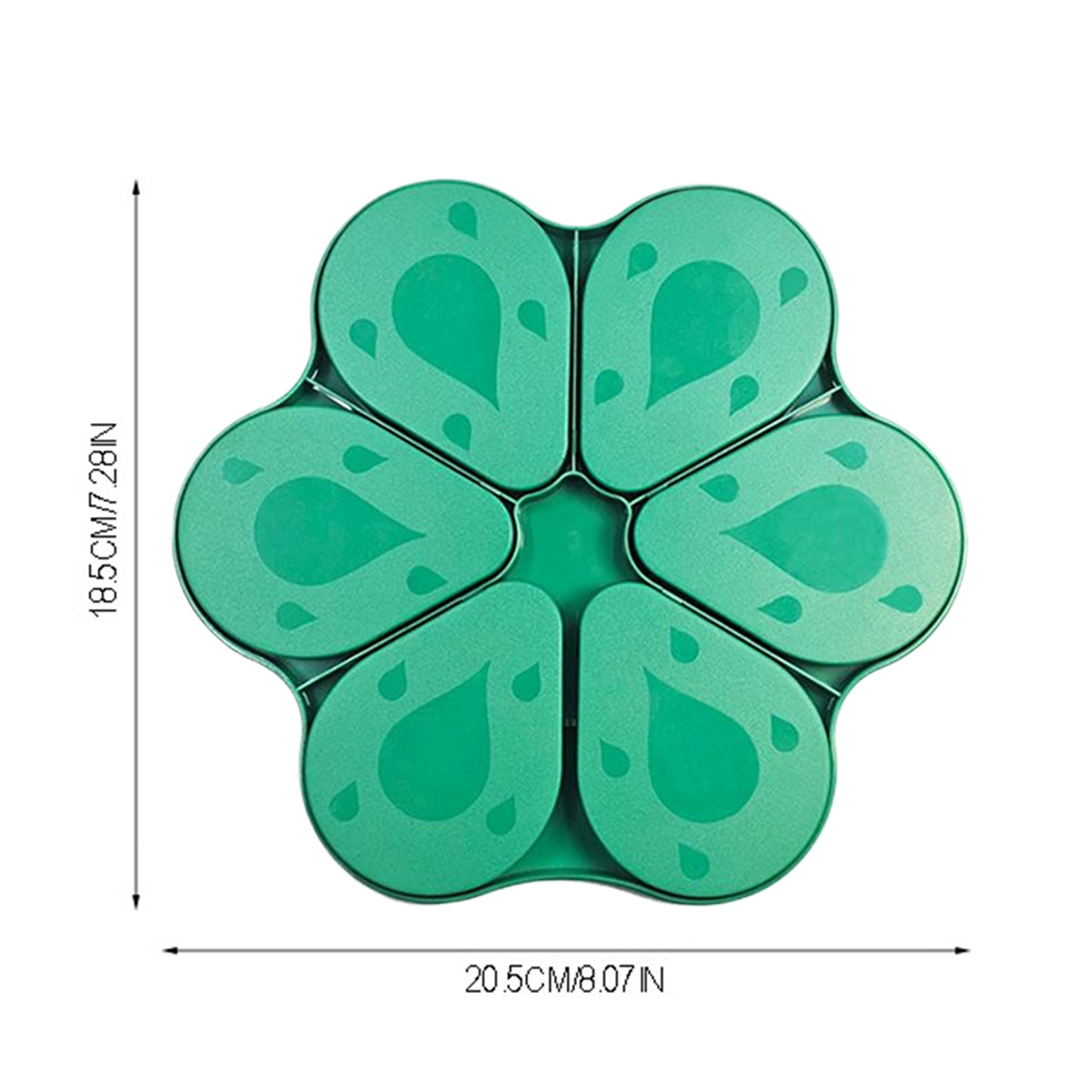 6PCS Diamond Art Trays Cat Paw Diamond Painting Organizer for DIY Crafts (Green)