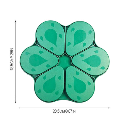 6PCS Diamond Art Trays Cat Paw Diamond Painting Organizer for DIY Crafts (Green)