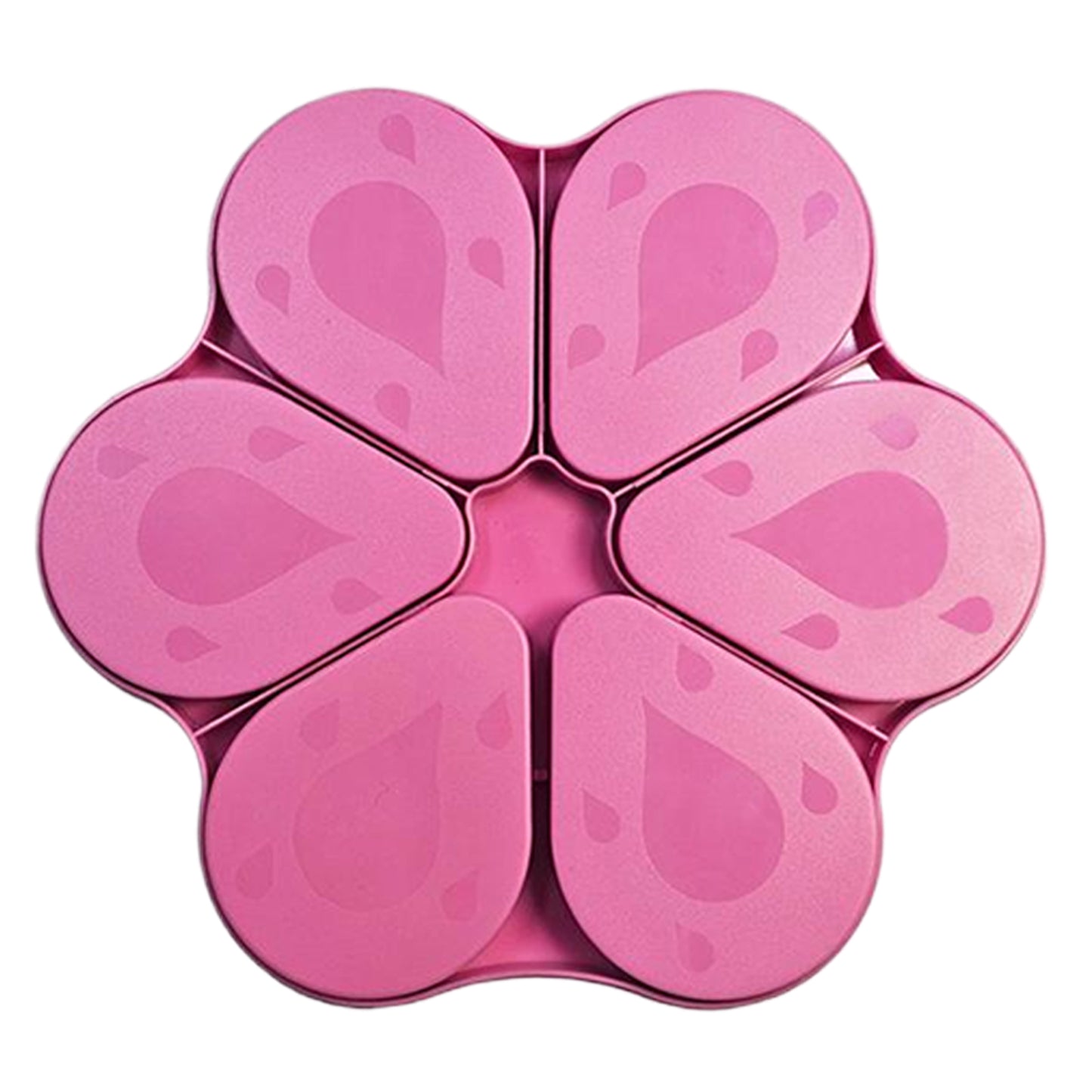 6PCS Diamond Art Trays Cat Paw Diamond Painting Organizer for DIY Crafts (Pink)