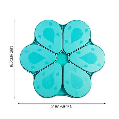 6PCS Diamond Art Trays Cat Paw Diamond Painting Organizer for DIY (Cyan Blue)