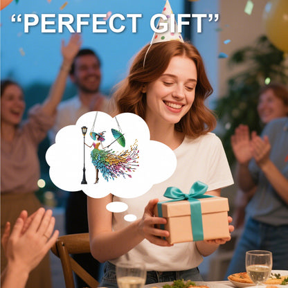 Streetlight 2D Flat DIY Acrylic Diamond Painting Pendant Kits Home Wall Decor