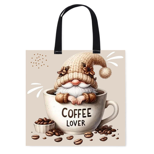 Coffee Goblin Canvas Tote Bag Embroidery Kit 11CT Print 40*40cm for Beginner
