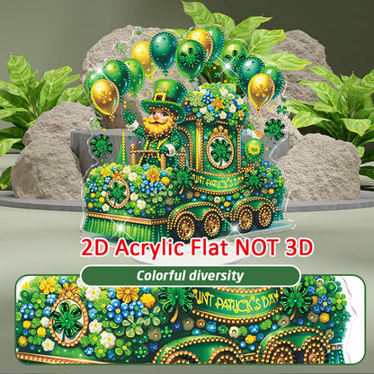 Dwarf DIY 2D Flat Acrylic Diamond Painting Art Tabletop Ornaments Kit Home Decor