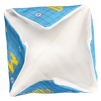 Cat 11CT DIY Stamped Cross Stitch Pillow Kit 45x45cm for Adults Home Decor (B)