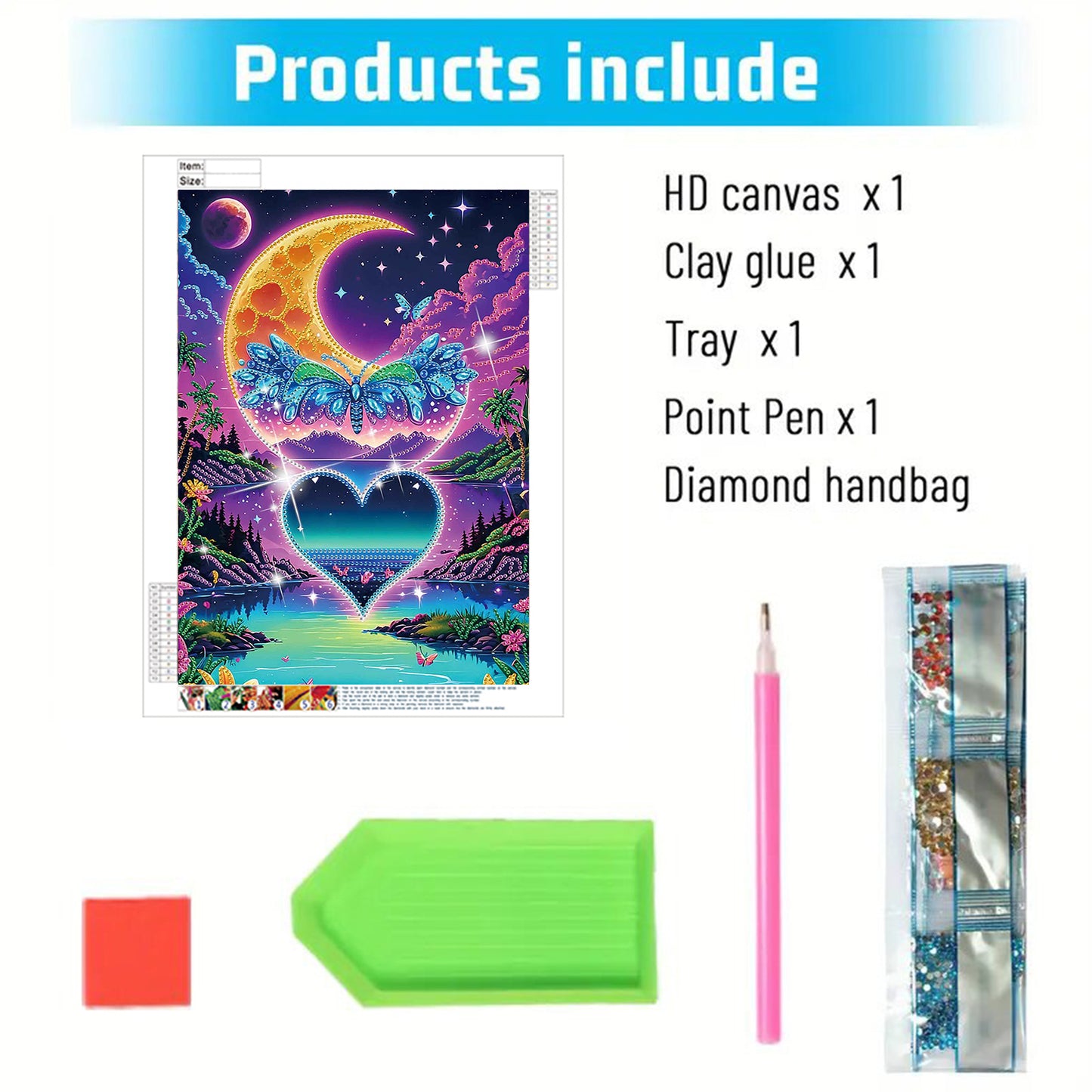 Lakefront Night View - Special Shaped Drill Diamond Painting 30*40CM