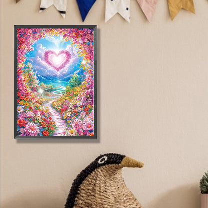 Flower Path - Special Shaped Drill Diamond Painting 30*40CM