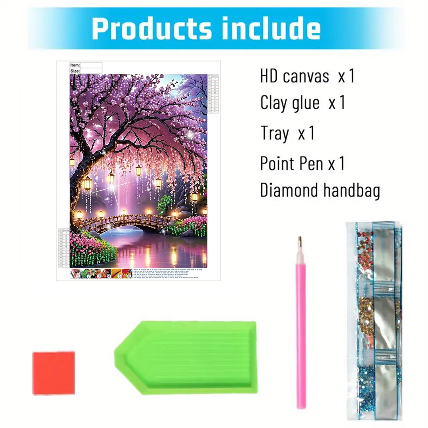 Lake Arch Bridge - Special Shaped Drill Diamond Painting 30*40CM