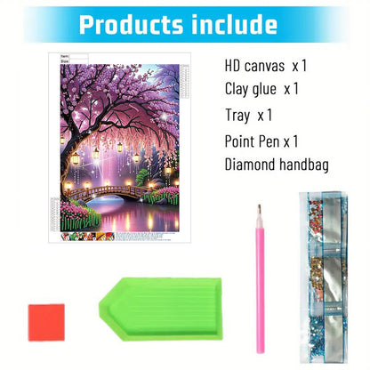 Lake Arch Bridge - Special Shaped Drill Diamond Painting 30*40CM