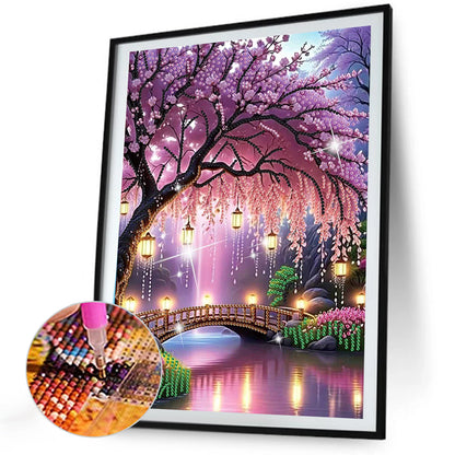 Lake Arch Bridge - Special Shaped Drill Diamond Painting 30*40CM