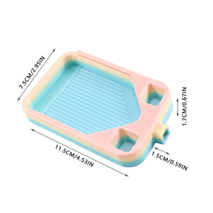 Diamond Painting Storage Container Tray with Stopper Lid for DIY Craft(Colorful)