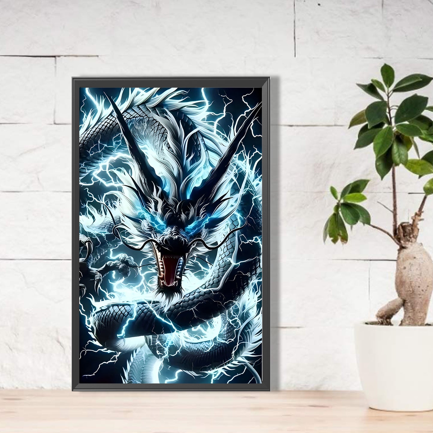 Dragon - Full Round Drill Diamond Painting 30*50CM