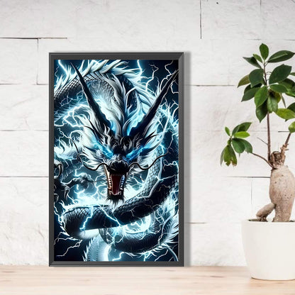 Dragon - Full Round Drill Diamond Painting 30*50CM