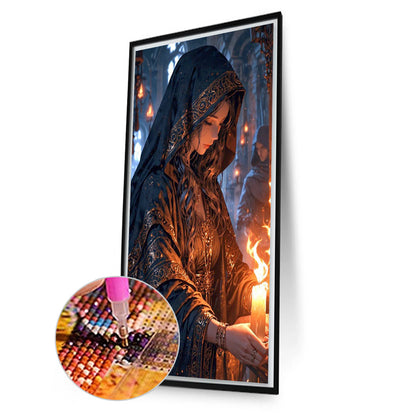 Fantasy Warrior Woman - Full Square Drill Diamond Painting 40*70CM