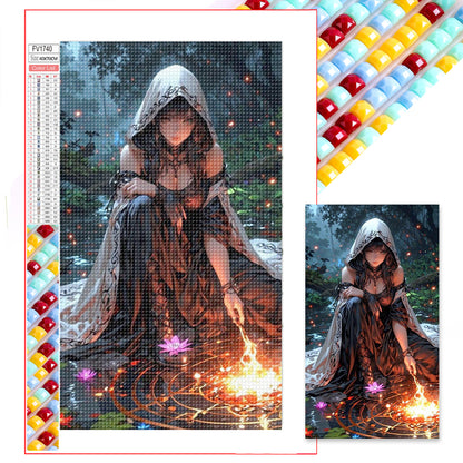 Fantasy Warrior Woman - Full Square Drill Diamond Painting 40*70CM